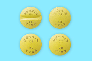 タダラフィル錠10mgCI/20mgCI「VTRS」の錠剤
