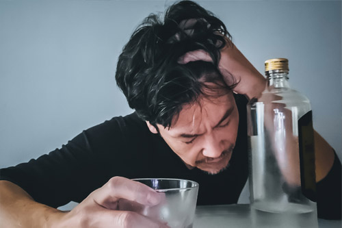 酔った状態の男性